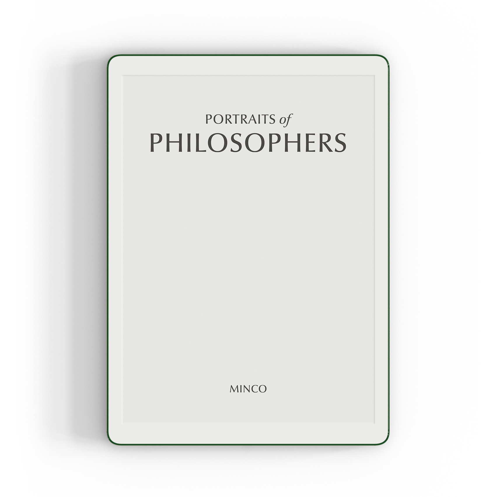 Portraits of Philosophers